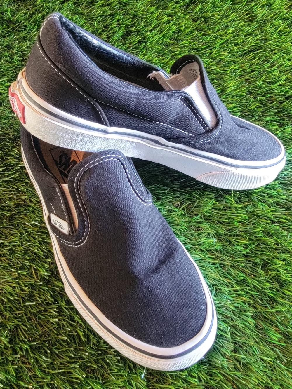 Vans Slip-On Kids Shoes in Black Kids 3